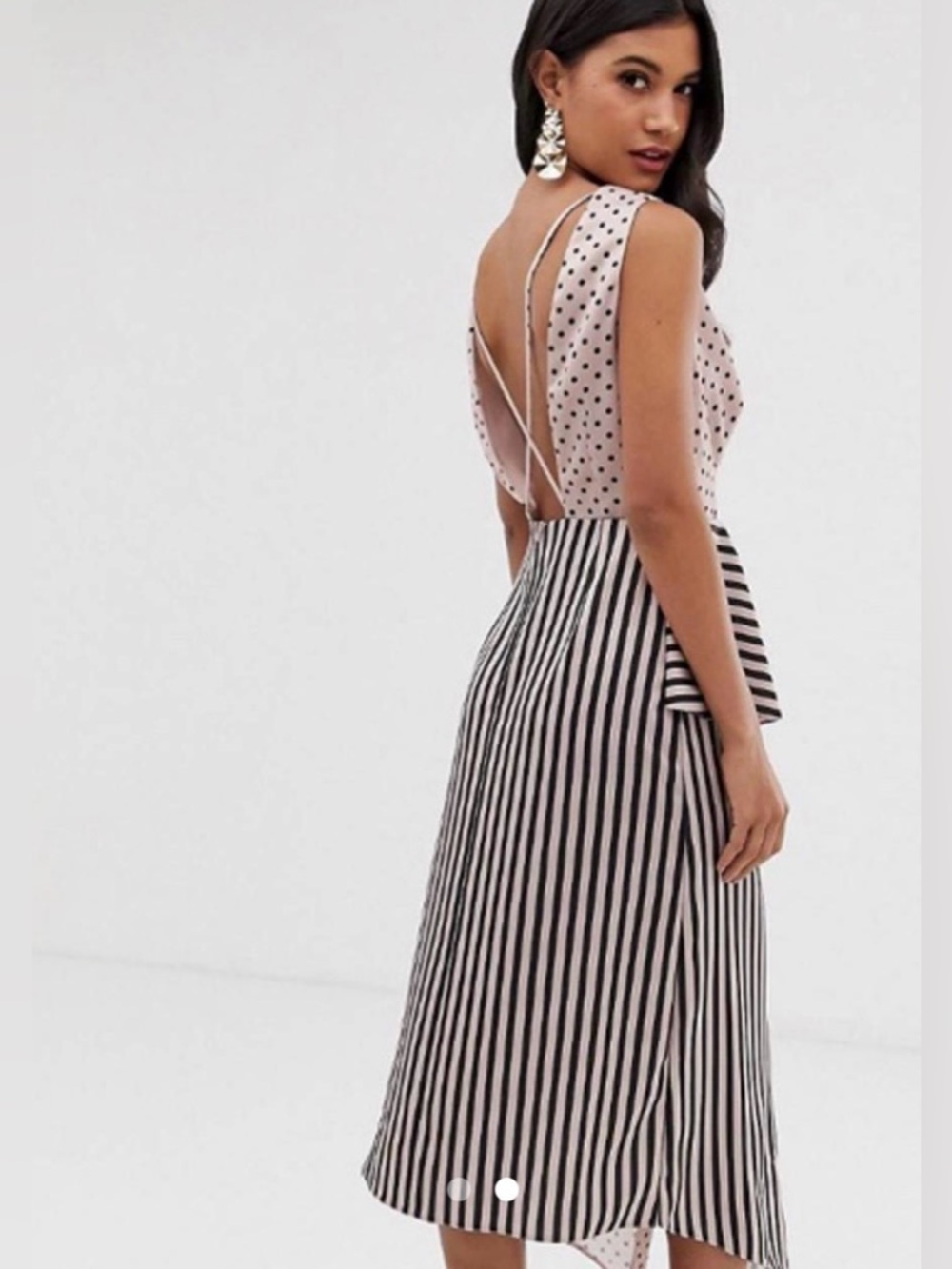 ASOS Multi Pattern Dress - Picture 1 of 8